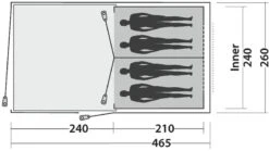 Easy Camp Galaxy 400 Steel Blue Tunneltent - 4 Personen -Kampeer Verkoop 1179 1900 e5f08167 cd39 48bb 9924 b67496b9e714 1280x960