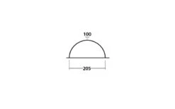 Easy Camp Comet 200 Koepeltent - 2 Personen -Kampeer Verkoop 120338 comet 200 drawing other4