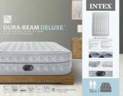 Intex Supreme Air Flow Luchtbed - Queensize - Ingebouwde Elektrische Pomp -Kampeer Verkoop 1482 1900 64490nd pkg 2023 300