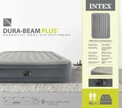 Intex Essential Rest Luchtbed - Queensize - Ingebouwde Elektrische Pomp -Kampeer Verkoop 1689 1900 64126nd pkg 2023 300