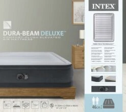Intex Comfort Plush Hoog Luchtbed - Queensize - Ingebouwde Elektrische Pomp -Kampeer Verkoop 1689 1900 64414nd pkg 2023 300