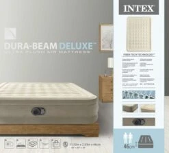 Intex Ultra Plush Luchtbed - Queensize - Ingebouwde Elektrische Pomp -Kampeer Verkoop 1714 1900 64428nd pkg 2023 300
