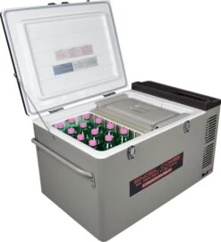 Engel MD60F-C Dual-zone Compressor Koelbox - 57 Liter -Kampeer Verkoop 1900 1732 md60fc deckel offen