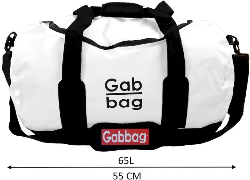 Gabbag Travel M 65L Waterdichte Tas - Wit 3 Gabbag Travel M 65L Waterdichte Tas - Wit - Afbeelding 3
