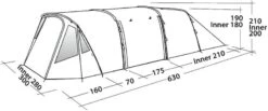 Easy Camp Palmdale 500 LUX Tunneltent - 5 Persoons -Kampeer Verkoop 501 1200 120370 palmdale 500 lux drawing perspective2