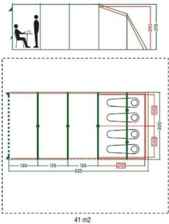 Coleman Meadowood 4L Tunneltent - 4 Persoons -Kampeer Verkoop 614 1200 meadowood 4l 5 1