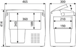 Dometic CoolFreeze CDF 18 Autokoelbox - 18L -Kampeer Verkoop 737 1200 900 900 dometic coolfreeze cdf 18 7