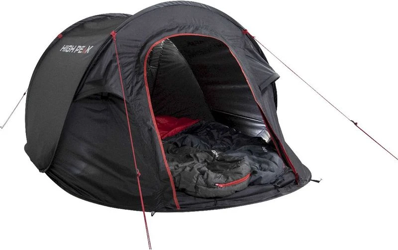 High Peak Vision 2 Pop-up Tent - 2 Persoons - Zwart 3 High Peak Vision 2 Pop-up Tent - 2 Persoons - Zwart - Afbeelding 3
