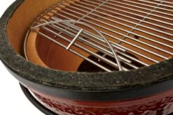 Kamado Joe Junior Barbecue -Kampeer Verkoop 800 1200 kamadojoejr grillgrateheatdeflectorstand3 cmyk