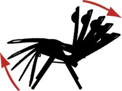 Crespo Air-Deluxe AP-232 Relaxstoel - Grijs -Kampeer Verkoop 900 1119 1104936 19