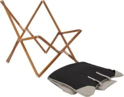 Bo-Camp Urban Outdoor Bloomsbury Vlinderstoel - Beige - L -Kampeer Verkoop 900 1148 1200354 06