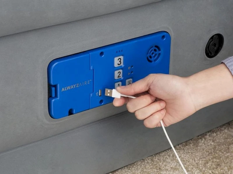 Bestway AlwayzAire Comfort Luchtbed - Queensize - Ingebouwde Elektrische Pomp 6 Bestway AlwayzAire Comfort Luchtbed - Queensize - Ingebouwde Elektrische Pomp - Afbeelding 6