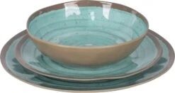 Bo-Camp Halo Melamine Serviesset - 12-delig - Aqua 8 Bo-Camp Halo Melamine Serviesset - 12-delig - Aqua -Kampeer Verkoop 900 1327 6181392 05