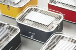 Barbecook Carlo Houtskool Tafelbarbecue - Grijs -Kampeer Verkoop 900 1350 bc cha 1015 sf 10 hr