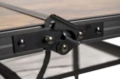 Bo-Camp Industrial Decatur 90 X 60 Campingtafel - Zwart/houtlook -Kampeer Verkoop 900 1358 1404200 13