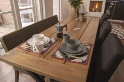 Bo-Camp Stone Melamine Serviesset - 16-delig - Grijs -Kampeer Verkoop 900 1358 6181375 13