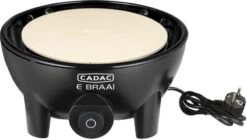 CADAC E-Braai Elektrische Barbecue - Zwart -Kampeer Verkoop 900 1500 5840 20 04 e braai 40 pizza stone