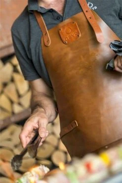 OFYR Leren Schort - Bruin -Kampeer Verkoop 900 601 apron 001