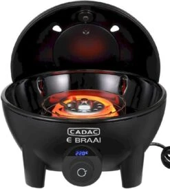 CADAC E-Braai Elektrische Barbecue - Zwart -Kampeer Verkoop 900 764 5840 20 04 e braai 40 16