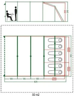 Coleman Vail Long Tunneltent - 6 Persoons -Kampeer Verkoop 972 1900 coleman vail long tunneltent 6 persoons 2