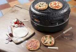 Bestron Pizza Gourmetset - 6 Personen -Kampeer Verkoop bestron pizzaoven 6 personen 8