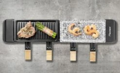 Bestron Raclette/Steengrill - 4 Personen -Kampeer Verkoop bestron raclettesteengrill 4 personen 11