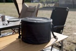 LotusGrill XL Hybrid Houtskoolbarbecue - Rood -Kampeer Verkoop lotusgrill in hoes