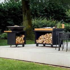 OFYR Mise En Place Table 135 PRO Black - Teak Wood -Kampeer Verkoop ofyr mise en place table 135 pro black teak wood 3