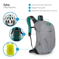 Osprey Sylva Daypack - 12 Liter - Blauw -Kampeer Verkoop osprey sylva features
