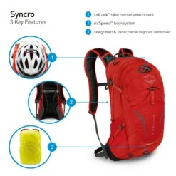Osprey Syncro Daypack -12 Liter - Zwart -Kampeer Verkoop osprey syncro features