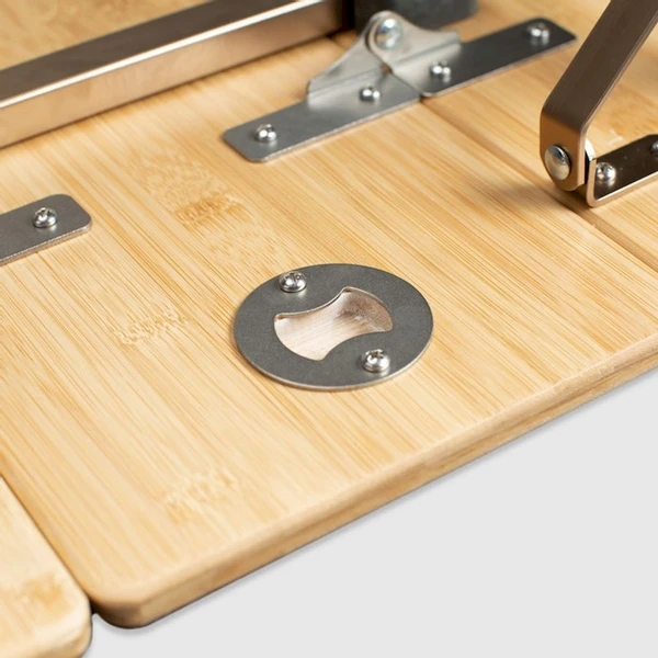 Zempire Kitpac V2 Campingtafel - Groot - 100 X 65 - Bamboe 5 Zempire Kitpac V2 Campingtafel - Groot - 100 X 65 - Bamboe - Afbeelding 5